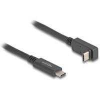 DeLOCK 80034 USB-kabel 1 m USB 3.2 Gen 2 (3.1 Gen 2) USB C Zwart - thumbnail