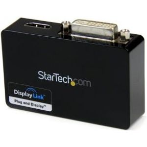 StarTech.com USB 3.0 naar HDMI en DVI 2x Monitor Externe Videokaart Adapter