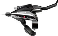 Shimano rem-schakelversteller rechts St-EF65 7S 4-vinger zwart - thumbnail
