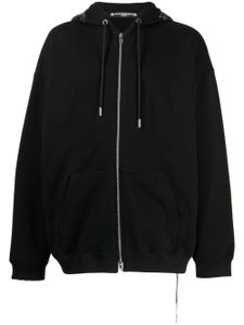 Mastermind World hoodie zippé à logo brodé - Noir