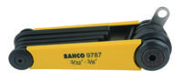 Bahco Stiftsleutelset | meet oogplaatje | zeskant | gefosfateerd | inch-maten - 7-delig - inklapbaar - TAHBE-9787
