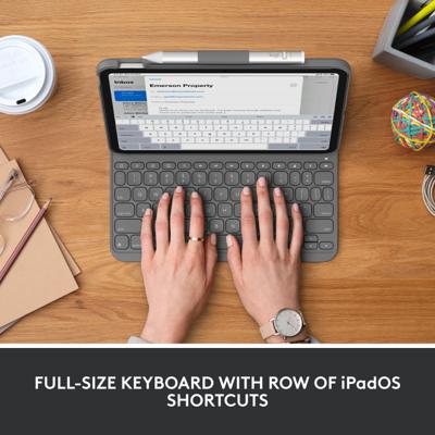 Logitech Slim Folio voor iPad (10e generatie) toetsenbord