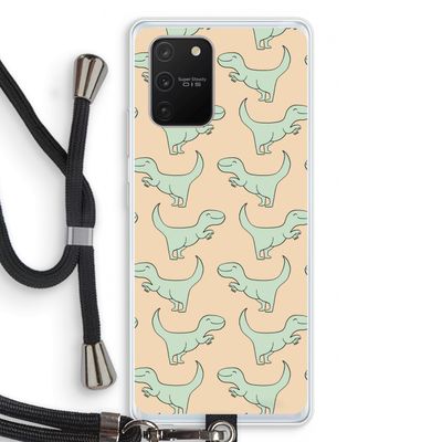 Dinos: Samsung Galaxy S10 Lite Transparant Hoesje met koord