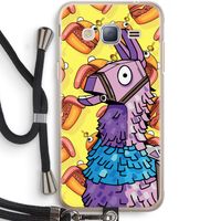 Loot Burger: Samsung Galaxy J3 (2016) Transparant Hoesje met koord