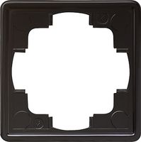 Gira afdekraam S-Color 1-voudig zwart