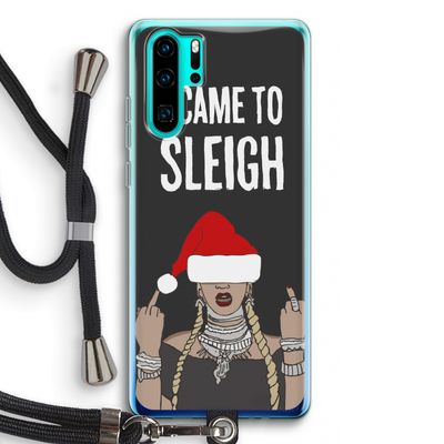 Came To Sleigh: Huawei P30 Pro Transparant Hoesje met koord