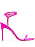 Stuart Weitzman sandales en cuir à talon aiguille 120 mm - Rose - thumbnail