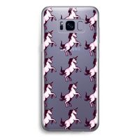 Musketon Unicorn: Samsung Galaxy S8 Plus Transparant Hoesje