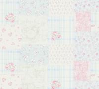 AS Creation Maison Charme - Blauw - Patchwork - 390661