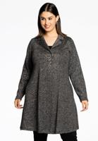 Yoek Cardi-blazer LUREX | Zilver | Maat 54/56