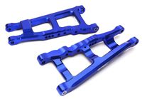 Billet Machined Lower Suspension Arms - Traxxas Rustler 4X4 (C28744BLUE) - thumbnail