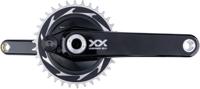 Sram crankstel "xx sl eagle axs transmission" crankset pm xx sl eagle axs trans.175mm 34t