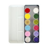 Schmink palet waterbasis 12 kleuren   - - thumbnail