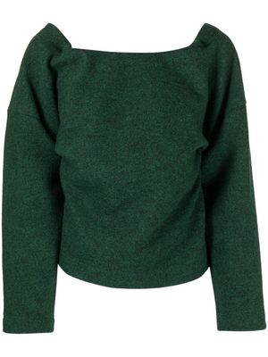 LITKOVSKA pull à détail de laçage - Vert