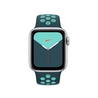 Apple origineel Nike Sport Band Apple Watch 38mm / 40mm / 41mm Midnight Turquoise / Aurora Green - MXQX2ZM/A - thumbnail