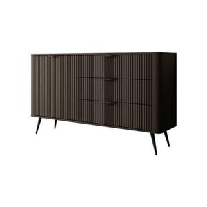 Meubella Dressoir Lima - Zwart - 138 cm