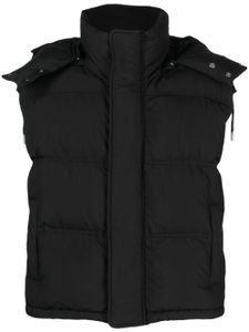 AMI Paris gilet matelassé à capuche - Noir