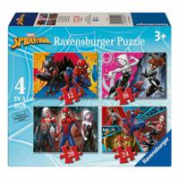 Ravensburger legpuzzel spiderman - 4 puzzels