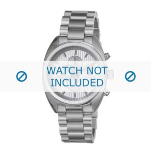 Armani horlogeband AR5958 Roestvrij staal (RVS) Zilver 22mm