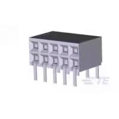 TE Connectivity 5146140-4 Female header, inbouw (standaard) Inhoud: 1 stuk(s) Tube