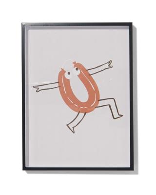 HEMA Fotolijst 15x20cm Zwart Metaal Zwart (zwart)