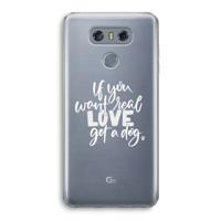 Partner in crime: LG G6 Transparant Hoesje