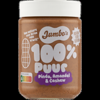 Jumbo&apos;s 100% Puur Notenpasta Pinda, Amandel & Cashew 350 g