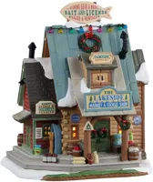 Lemax the lakeside market & tackle shop verlicht kersthuisje Vail Village 2021