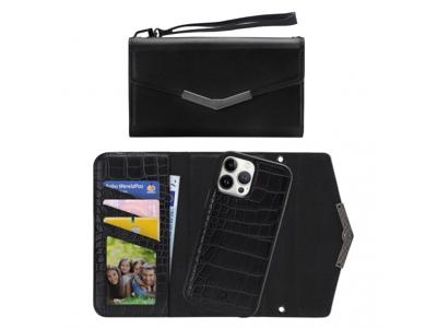 Mobilize Mobilize 2in1 Elegant Magnet Clutch Apple iPhone 13 Pro Max Black Croco