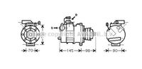 Ava Cooling Airco compressor AIK280