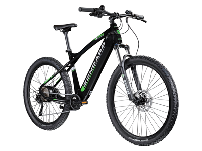 Zündapp Elektrische mountainbike Z898 (Zwart/groen)