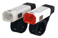 Fietslamp Kit USB Union 102 Li-ion Wit Fietslamp Kit USB Union 102 Li-ion Wit