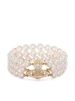 Vivienne Westwood bracelet Graziella à breloque Orb - Blanc - thumbnail