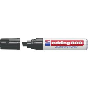 Edding 800 4-800-1-1001 Permanent marker Zwart Watervast: Ja