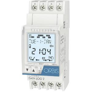 ORBIS Zeitschalttechnik DATA LOG 2 230 V DIN-rail schakelklok Digitaal 250 V/AC