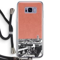 Marrakech Skyline : Samsung Galaxy S8 Plus Transparant Hoesje met koord