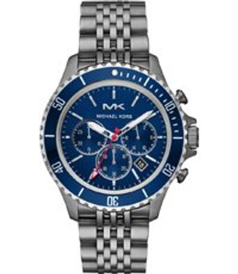 Horlogeband Michael Kors MK8727 Roestvrij staal (RVS) Antracietgrijs 22mm
