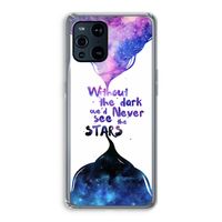 Stars quote: Oppo Find X3 Pro Transparant Hoesje