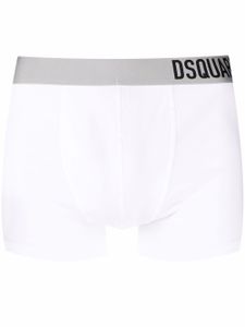 DSQUARED2 boxer à taille à logo - Blanc