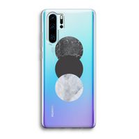 Marmeren cirkels: Huawei P30 Pro Transparant Hoesje Marmeren cirkels: Huawei P30 Pro Transparant Hoesje