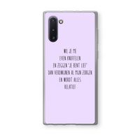 Relatief: Samsung Galaxy Note 10 Transparant Hoesje Relatief: Samsung Galaxy Note 10 Transparant Hoesje