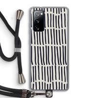 Moroccan stripes: Samsung Galaxy S20 FE / S20 FE 5G Transparant Hoesje met koord