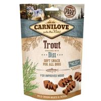 CARNILOVE SEMI-MOIST SOFT SNACK Trout Enriched with Dill - hondensnoepjes - 200 g