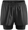 Craft 1908764 Adv Essence 2In1 Str. Shorts M - Black - XXL