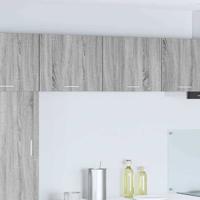 Hangkast 2 pcs Grijs Sonoma en Wit 50 x 31 x 40 cm Bewerkt hout