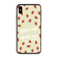 Don't forget to have a great day: iPhone XS Biologisch afbreekbaar hoesje