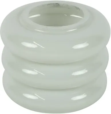 Countryfield theelichthouder glas mina 10x8cm wit