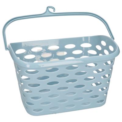 Plasticforte Wasknijpersmandje - ophangen - 26x15x21 cm - ijsblauw - kunststof Plasticforte Wasknijpersmandje - ophangen - 26x15x21 cm - ijsblauw - kunststof