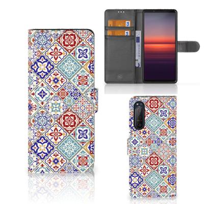 Sony Xperia 5II | Bookcase | Tiles Color