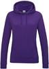 Just Cool JH001F Women´s College Hoodie - Purple - XXL